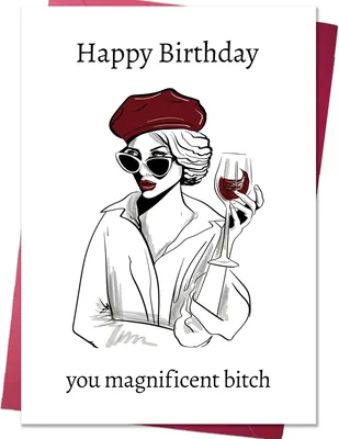 MQMRYeto Funny Bestie Birthday Card - Best Deal