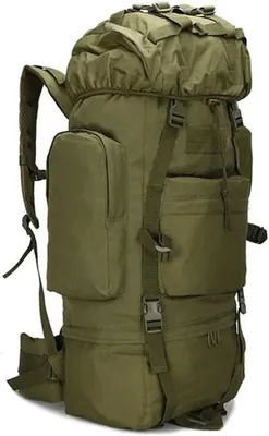 65L Tactical Military Hiking Backpack Waterproof Molle Daypack