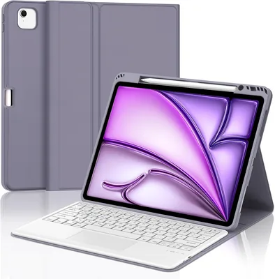 iPad Air Keyboard Case with Trackpad - M3/M2/M4 Compatible