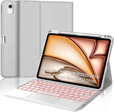 FOGARI Case with Keyboard for iPad Air 11 & 5/4 Gen - 7 Coloured