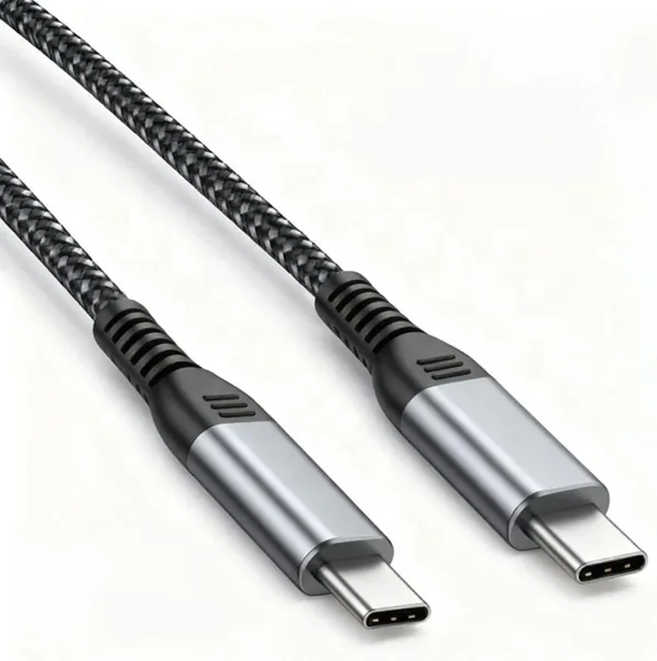 USB-C to USB-C Cable 240W 1M PD 3.1 Fast Charging Nylon Braided Cord with E-Mark Chip
