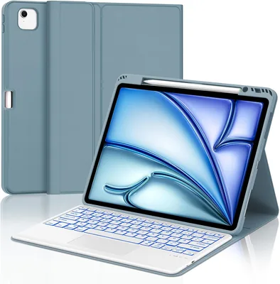 Case with Keyboard for iPad Air & Pro 13/12.9" Illuminated Keys - Best Deal