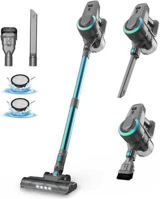 Cordless Vacuum Cleaner, Ultra-Lightweight Stick Vacuum, 2200mAh Battery Up to 40mins Runtime, 6 in 1 Powerful Handheld Vacuu, 5% Off