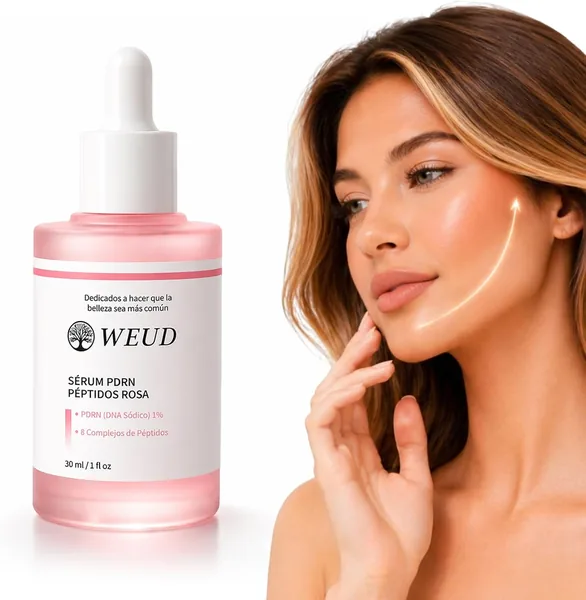 WEUD Serum Coreano Original con ADN de Salmón PDRN, Péptidos Multifuncionales, Niacinamida, Antiedad y Reparador, Reafirmante, Iluminador para la Piel, Suero PDRN - Mejor Oferta