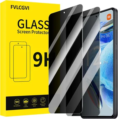 Osłona prywatności FVLCGVI 2szt. dla Xiaomi Redmi Note 12 Pro 4G/5G - ochrona przed szpiegiem, wysoka rozdzielczość