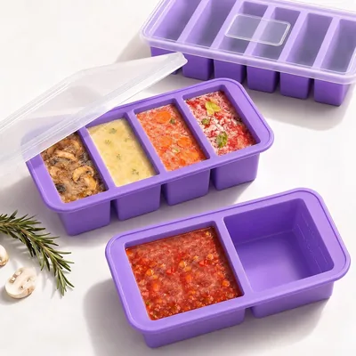 Adando Silicone Freezer Trays 3 Pack - Best Deal