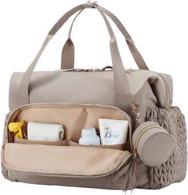 Mochila Pañalera Multifuncional con Cambiador Portátil y Estuche para Chupete, 2026 Bolsa Tote Plegable Gran Capacidad 8 Bols - Mejor Oferta