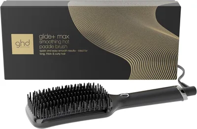 ghd Glide+ Max - Plancha de Pelos Térmica con Cepillo para un Acabado Naturalmente Liso | 32% De Descuento