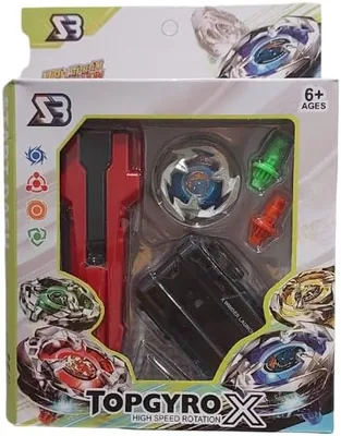 Bey Battle Game Top Blade Metal Fusion Toy with Launcher & Grip (Blue) - Best Deal