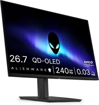 Écran de jeu Alienware 27 - AW2726DM, QHD (2560x1440), 240Hz, OLED QD, 0.03ms, FreeSync Premium AMD, AdaptiveSync VESA