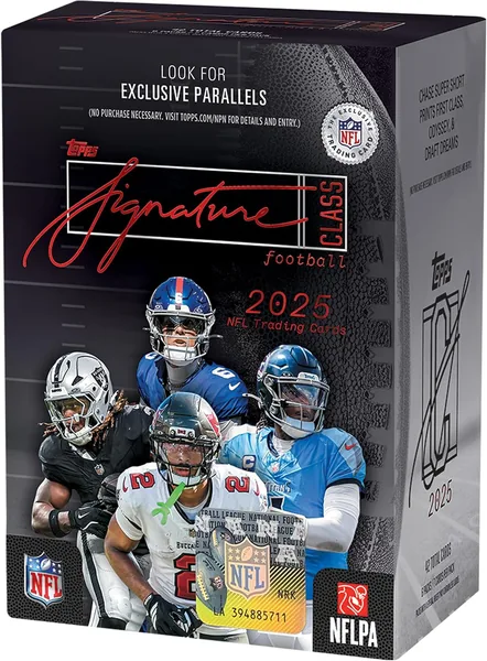 Topps Signature Class Football 2025 Sellado de fábrica - Caja de valor