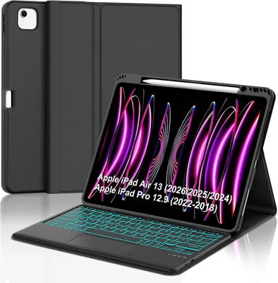 iPad Air 13 Case w/ Keyboard - Black