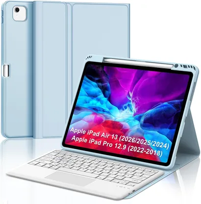 iPad Keyboard for Pro & Air - Trackpad, Magnetic, Bluetooth - Best Deal