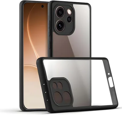 حالة هاتف متوافقة مع OPPO Reno 15 Pro 5G (Reno15 Pro) - شفافة، عسكرية مقاومة للصدمات، نحيفة - 11% خصم
