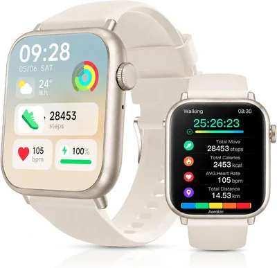 スマートウォッチ 2026モデル - 大画面・通話機能付き - Android/iPhone対応 96% Off