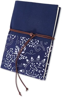 SUPERFINDINGS Book Covers A5 Size Soft Cotton Protector with Ink Wash Pattern