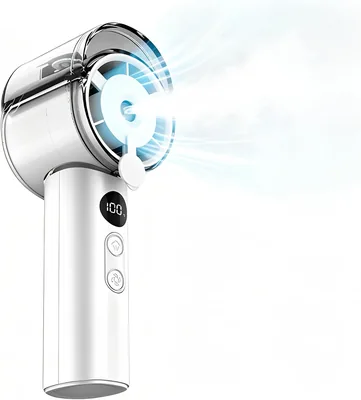 YZYOE Rechargeable Handheld Fan with Refrigeration Spray - 13% Off