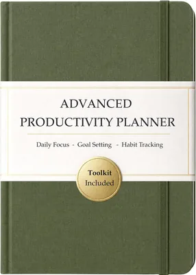 Advanced Productivity Planner - Undated Planning System, Time Blocking & Goal Setting