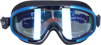 Fawfose Grande Svimmingogar med HD Arc Plating Lens och Justerabar Band für Vuxna, Waterproof Komfortabil Silikon