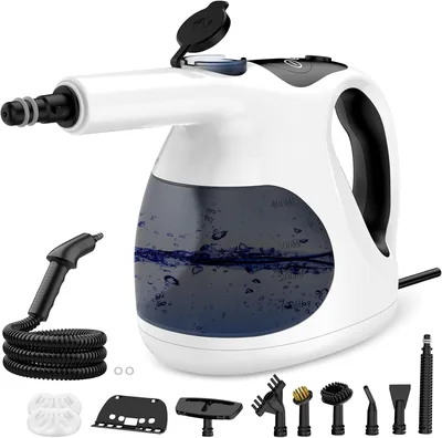 FEELSO Handheld Steam Cleaner - 400ML Tank, 3 Steam Levels, High Temp - Best Deal