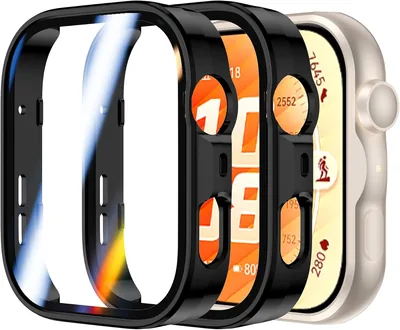 Custodia protettiva Rojeuinn per Huawei Watch Fit 5 Pro, 2 pezzi con schermo protettivo, anti-graffio e antipolvere 360°, migliore offerta