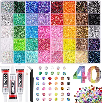 40000Pcs 40 Colors Bedazzling Kit - Best Deal