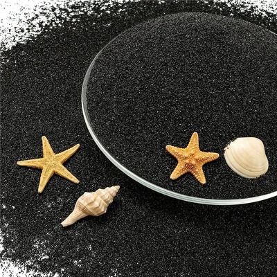 NUPICK Aquarium Sand 0.4-0.8mm Black 6lbs Substrate