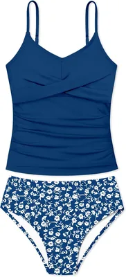 Aulyffo Girls Swimsuit 2 Piece Tankini Set, SGD 44.07 Best Deal