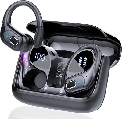 Bluetooth ワイヤレスイヤホン - 75時間再生、ハイファイ音質、Bluetooth 5.4、即接続 - 40%オフ