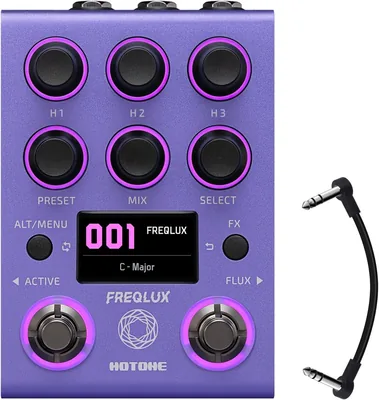 HOTONE Pedal Profesional Triple Cambio de Tono Polifónico y Armonizador Inteligente, DSP de Alta Fidelidad de 32 bits, E/S Es - Best Deal