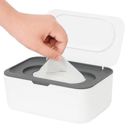 Porta Toallitas Humedas - Dispensador Compacto de 1 Pieza