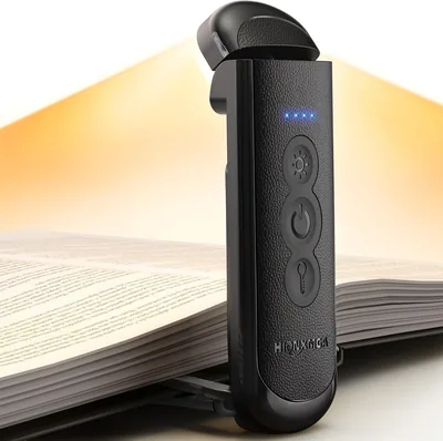 Lumière de lecture rechargeable HIONXMGA, pour lire au lit | Batterie 700 mAh, autonomie jusqu'à 140h, USB-C