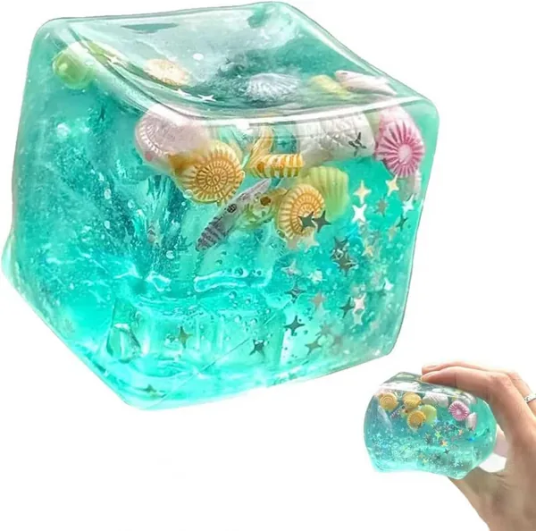 Ocean Seashell Squishies Ice Cube Squishy Stress Balls