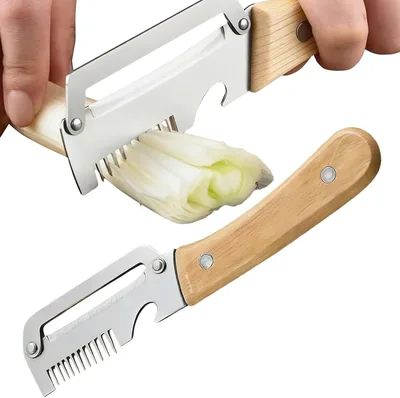 2St 3-i 1 Inod Stainless Steel Serratur Zero Snag Peeler, Multifunkionell Scallion Shredder, Fruit & Gemüsepeeler, Ginger Carr - 13% Off