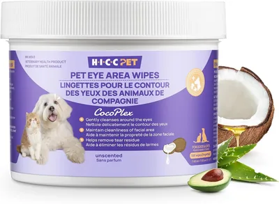HICC Pet Eyes Wipes - Vet Recommended Dog Eye Treatment Best Deal