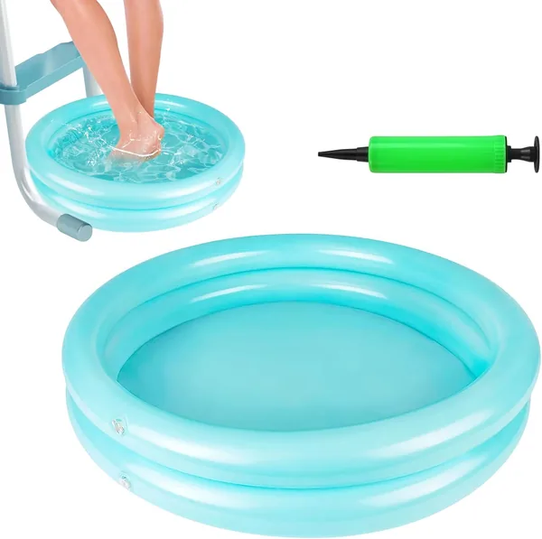 Pool-Fußbad, Aufblasbarer Fußbecken, Mini-Paddelpool mit Handpumpe, Fußwaschschale für Schwimmbad - Best Deal