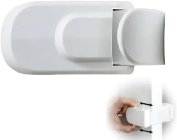 HugLock Door Lock,Snap On Child Safety Door Lock for Kids,No Adhesive Temporary Door Lock Without Drilling,Child Proof Door Latch Toddler Safety for Interior Doors&Cabinets,Easy In