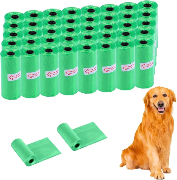 800 szt. Worki na Psie Odchody (40 Rolek po 20), 30x22 cm, Polietylenowy, Grube, Trwałe i Nieprzeciekające - Najlepsza Oferta