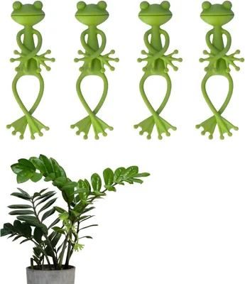 UZEXYO 4 Pack Frog Green Plant Ties - 8% Off