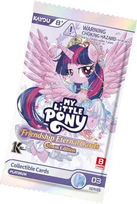 Kayou, My Little Pony - Karty kolekcjonerskie Friendship Eternal - Edycja Księżycowa - 8 kart w opakowaniu - 10 poziomów rzadkości - Najlepsza oferta