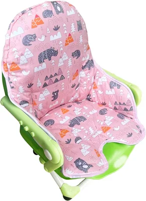 Amoxum Chicco Seggiolino Auto Boostera per Bambini Imbottito in Cotone Portatile Pieghevole (Rosso)