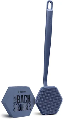 TOOLETRIES Silicone Back Scrubber Glacier