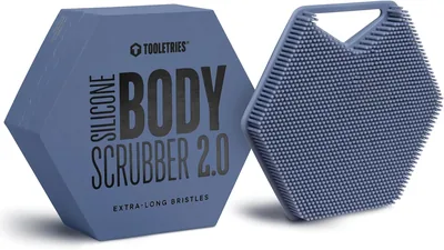 TOOLETRIES Silicone Body Scrubber 2.0 - Glacier