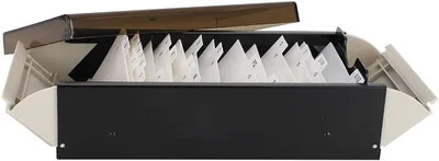 Business Card Holder with Index Tabs - Expandable Storage