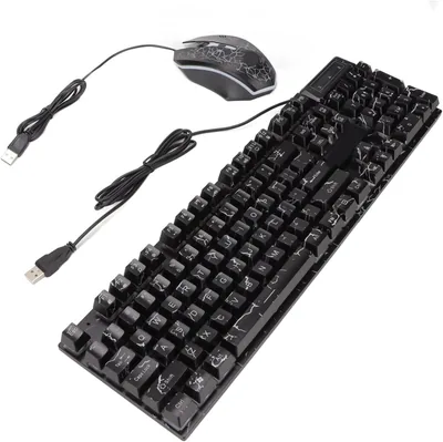 AMONIDA Mechanical Keyboard Mouse Combo Heavy ABS Gaming Best Deal