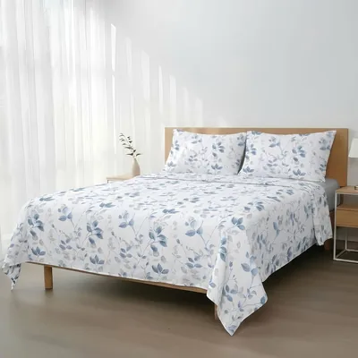 H HANSEL HOME Juego de Hojas para Cama de 150 cm, 4 Piezas, Microfibra Extra Suave, Hojas Ajustables y Superiores