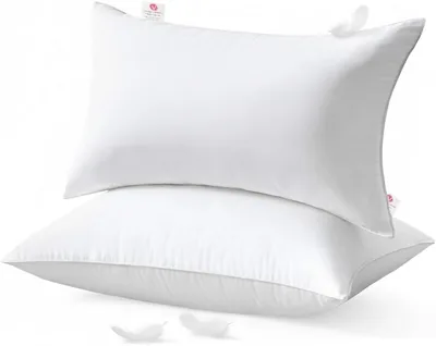 Goose Feather Down Pillow Emperor Size 50 x 90cm - Best Deal