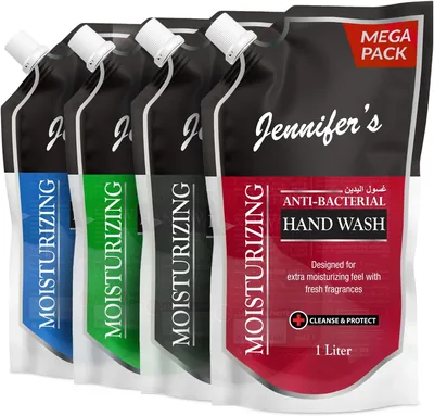 Jennifer's Hand Wash Refill Pouch 1L - Extra Moisturizing & Germ-Killing, Best Deal