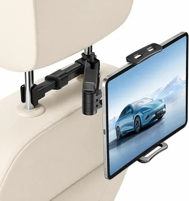 KORVORIA Uchwyt do Tableta na Zagłówek 360° Samochodowy, Teleskopowy dla iPad Switch Kindle 4.7-13 cali - Najlepszy Ceny