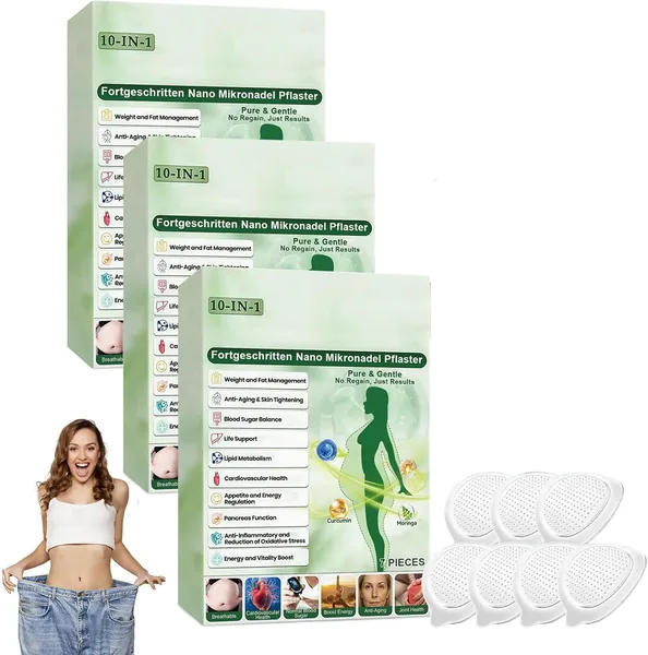 3 confezioni di cerotti dimagranti alla Moringa 10 in 1